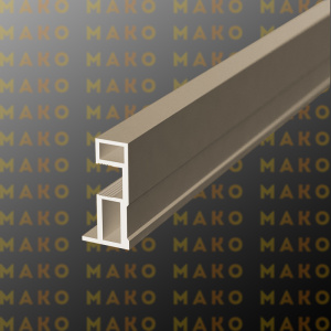 Профиль вертикальный MS163 Шампань браш (A59)